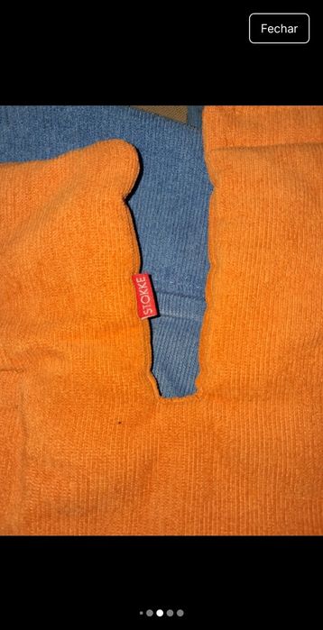 Stokke Cadeira de Refeição Evolutiva Tripp Trapp de Madeira e 2 revest