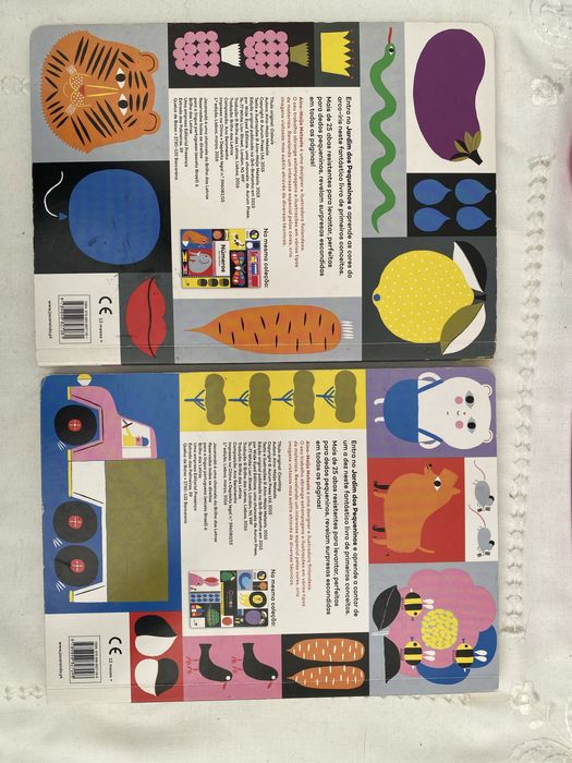 Colecao de 2 livros Numeros e Cores