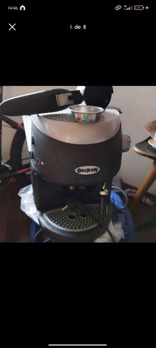 Máquina de café com manipulo