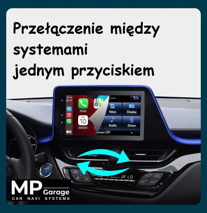 Toyota Apple CarPlay / AndroidAuto / MirrorLink Montaż Gwarancja