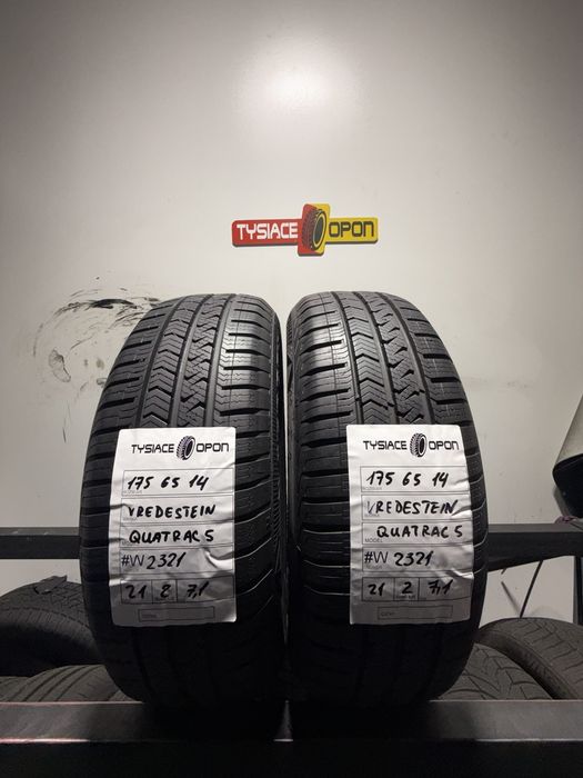 Opona całoroczna Vredestein 175/65 R14 Quatrac 5 używana nr #W2321