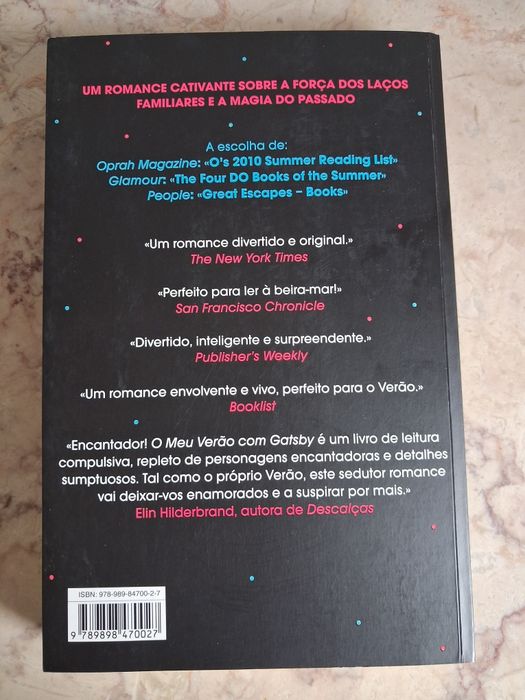 "O Meu Verão com Gatsby", Danielle Ganek