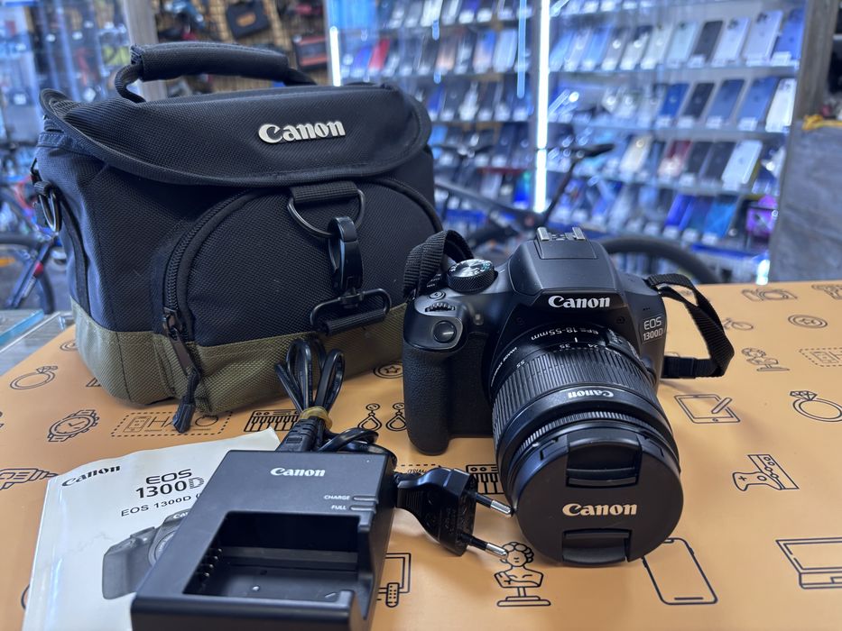 Aparat Canon Eos 1300D + Canon EFS 18-55mm. (4550 zdjęć), HALOgsm Łódź