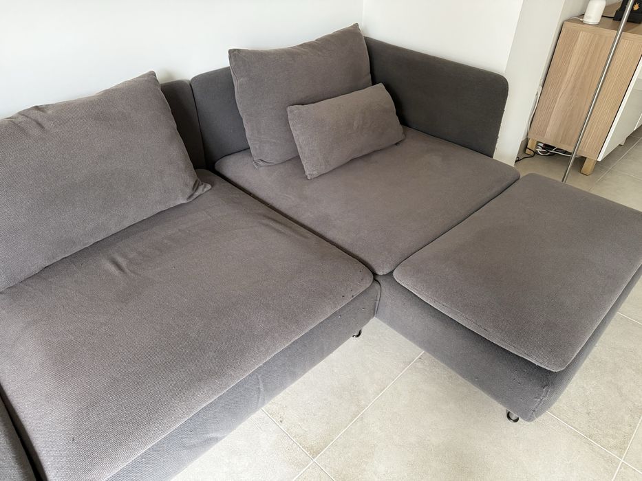 Sofá do  IKEA cinza