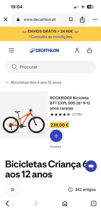 Bicicleta nova grau