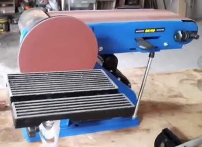 Верстат шліфувальний 450 Вт стрічка і диск. Станок шлифовальный.