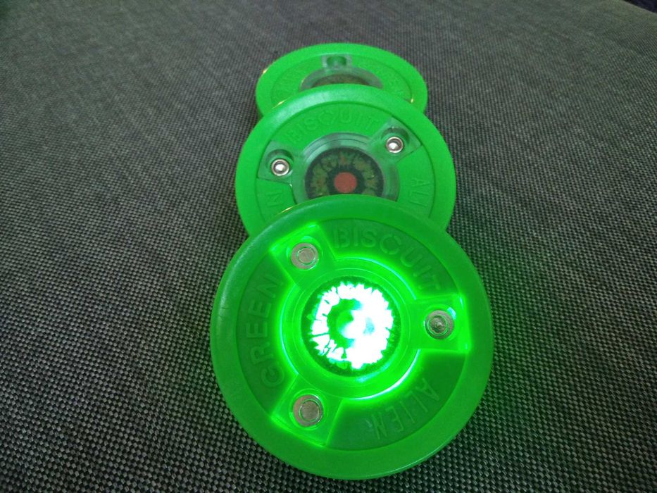 Krążek hokejowy in-line Green Biscuit Alien - zielony - oryginalny