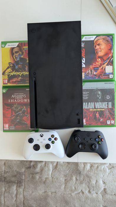 Xbox Series X+jogos+caixa