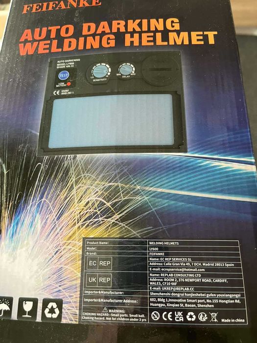 Комплект для зварювання: Feifanke MIG135 + маска Auto Darkening + рукавиці