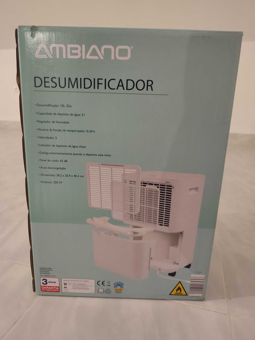 Desumidificador Ambiano, como novo.