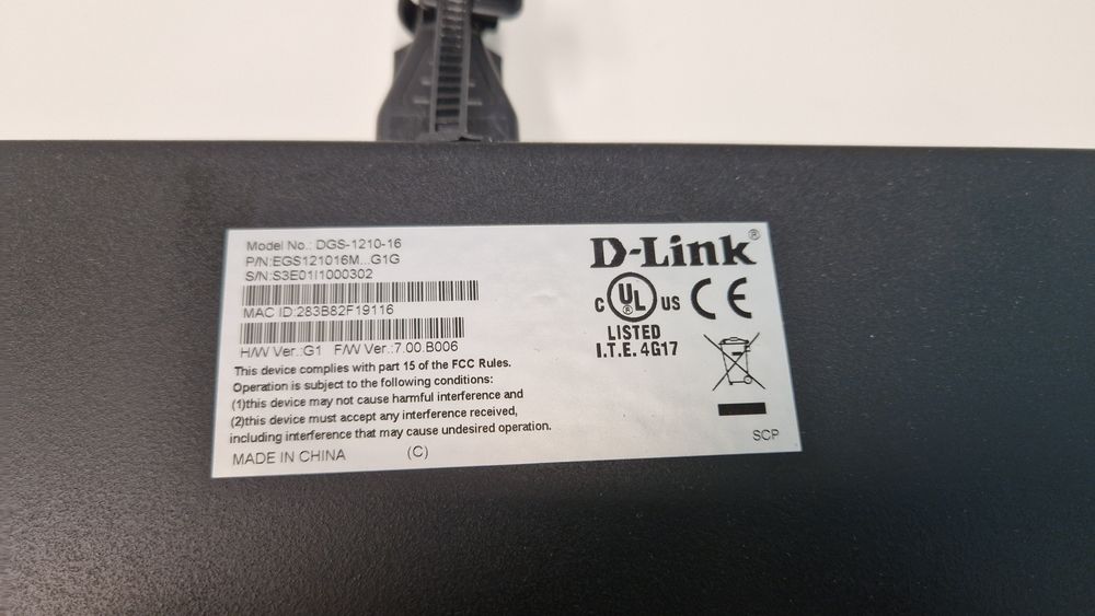 Switch D-Link DGS-1210-16