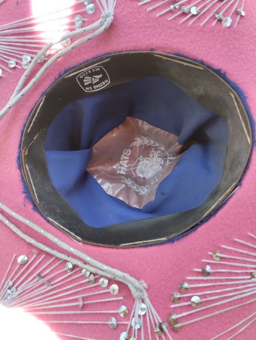 Chapéu mexicano rosa