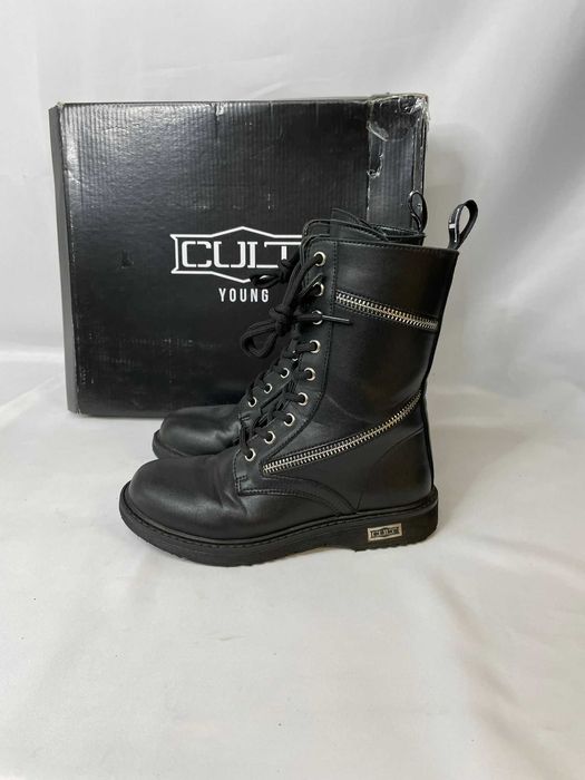 cult young bambi workery dziewczece 31 trapery botki skorzane kultowe
