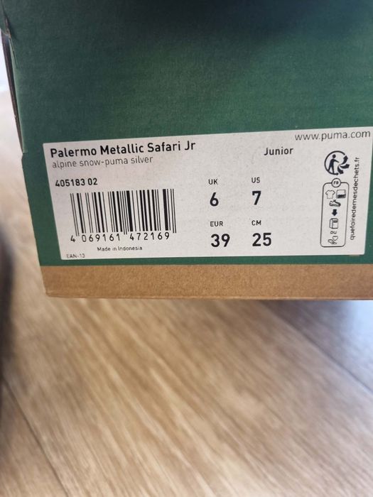 Buty Puma Palermo Metallic Safari Jr