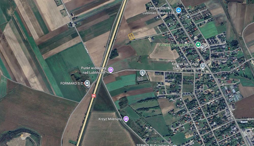 Sprzedam działkę budowlaną 882 m² - Lubliniec, ul. Leśmiana, Steblów