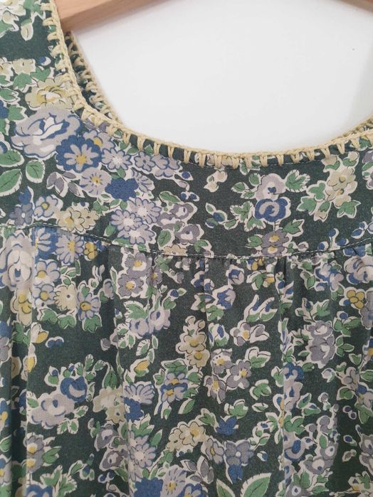 Vestido de verão florido (6 anos)