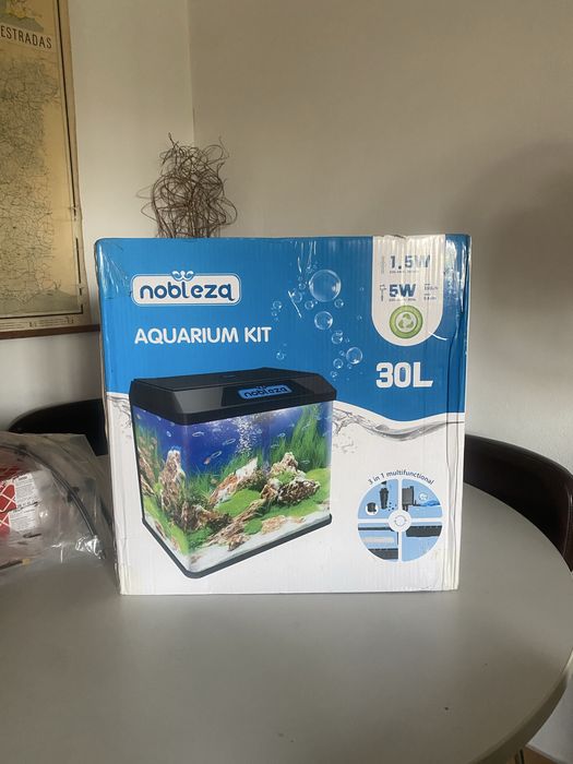 Aquario 30L totalmente novo