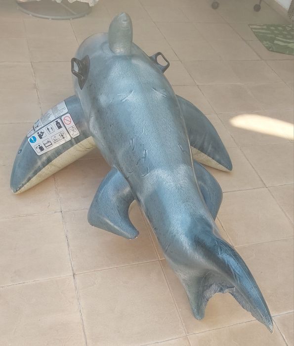 TUBARÃO INSUFLÁVEL , BÓIA BRINQUEDO PARA CRIANÇA.Praia,Piscina,Férias.
