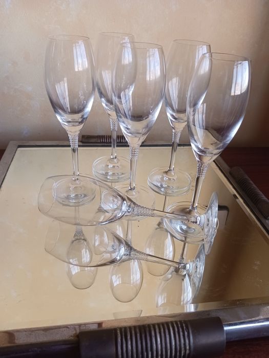 Conjunto 6 cálices cristal