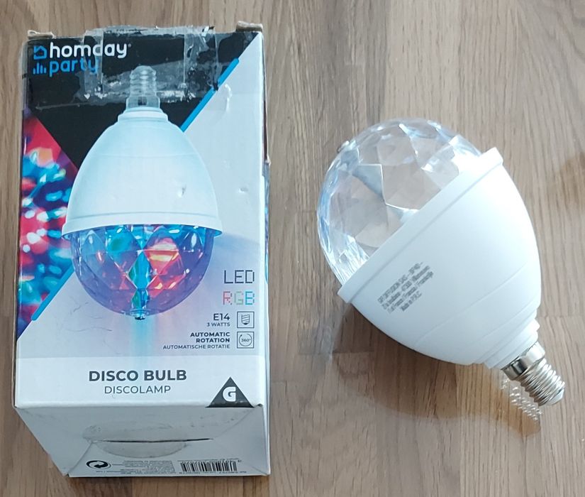 Lâmpada disco Led E14 : preço mais baixo...