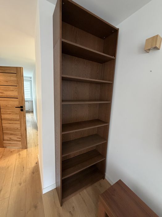 Regał Billy Ikea z nadstawka orzech 80x28x237cm