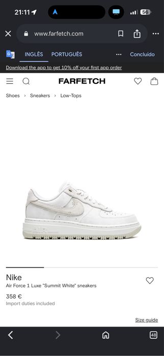 Air Force 1 luxe