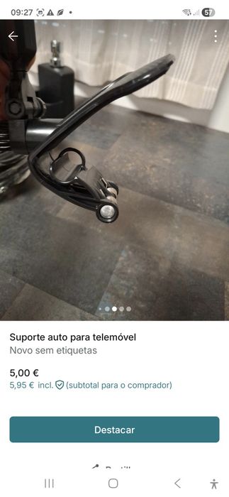 Suporte Auto para Telemóvel