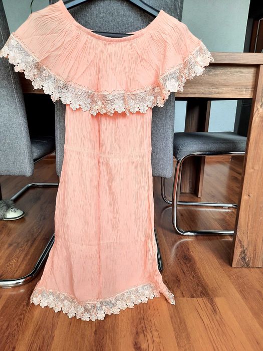 Damska sukienka/ hiszpanka/ na wesele, rozmiar S