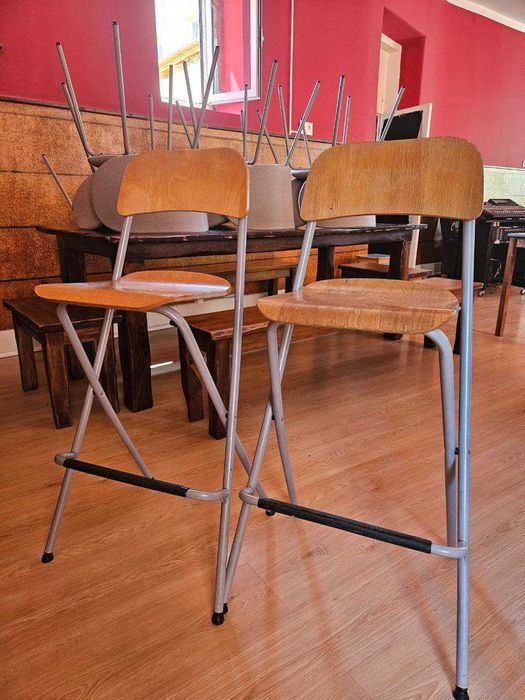 Bancos altos de Bar (Lote de 6)