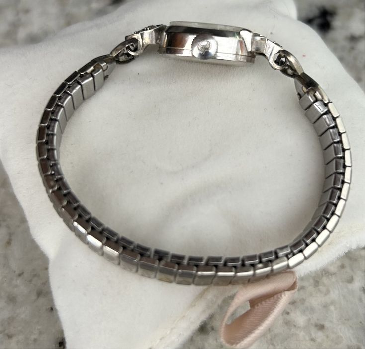 zegarek Girard Perregaux 14k white gold 14k złoto + diamenty !