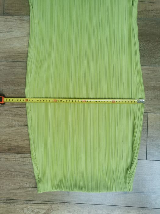 Spódnica letnia midi River Island 3738 s/m zielona seledynowa