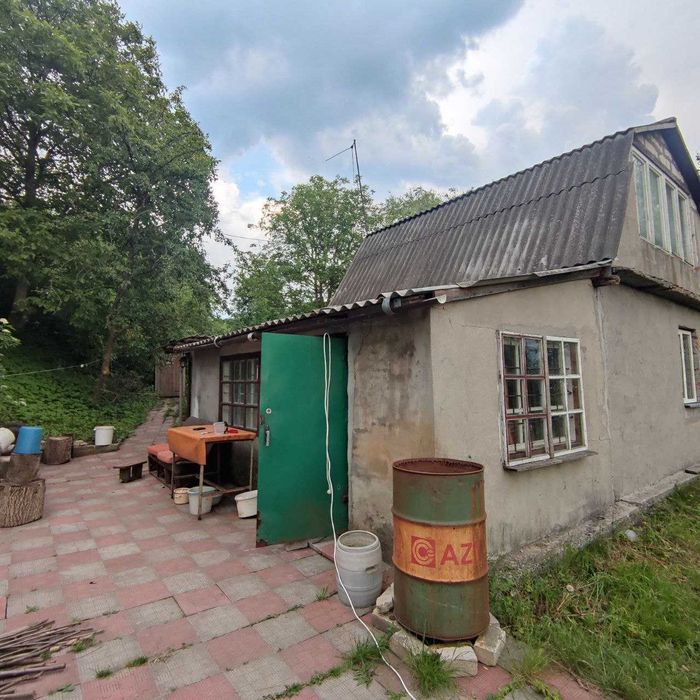 Дачний будинок із копанкою біля озера