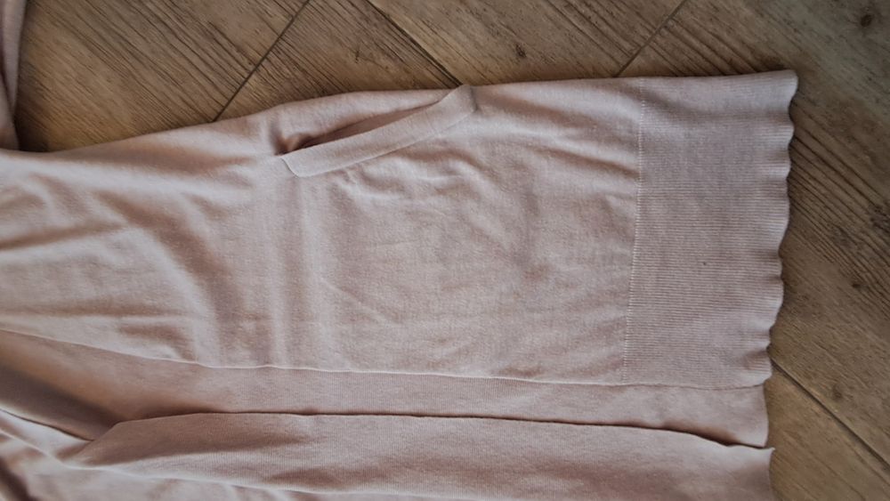 Sweter kardigan S M L XL uniwersalny Mohito pudrowy róż
