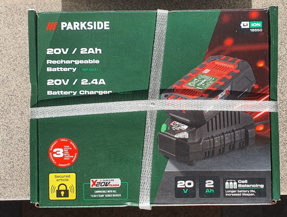 Parkside akumulator i ładowarka
