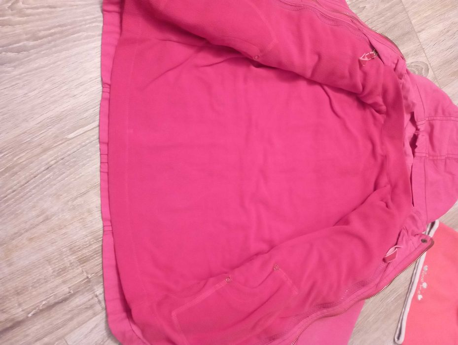 Kurtka wiosenna parka, 116 wiatrówka/bluza, czapka