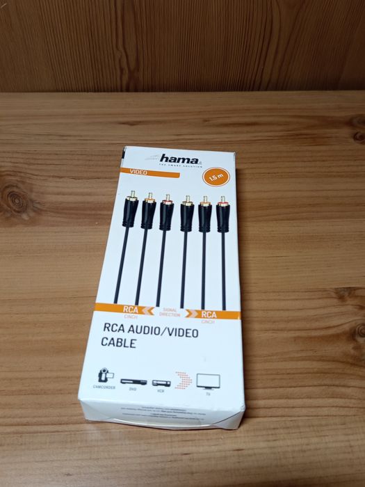 Kabel audio/wideo Hama RCA