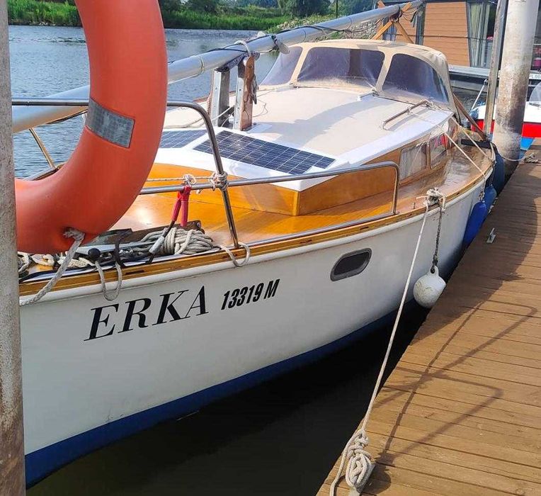 żaglówka 8,5m z przyczepką Kompozyt Mahoń webasto, prąd, silnik Yamaha