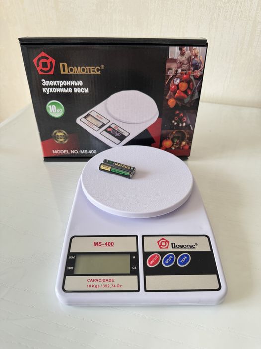 Весы электронные кухонные 10 кг Domotec MS-400