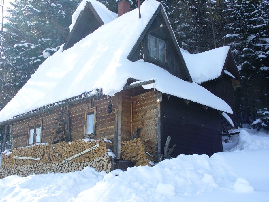Ferie zimowe, domek w górach, chatka, nocleg, Obidza, Beskid Sądecki