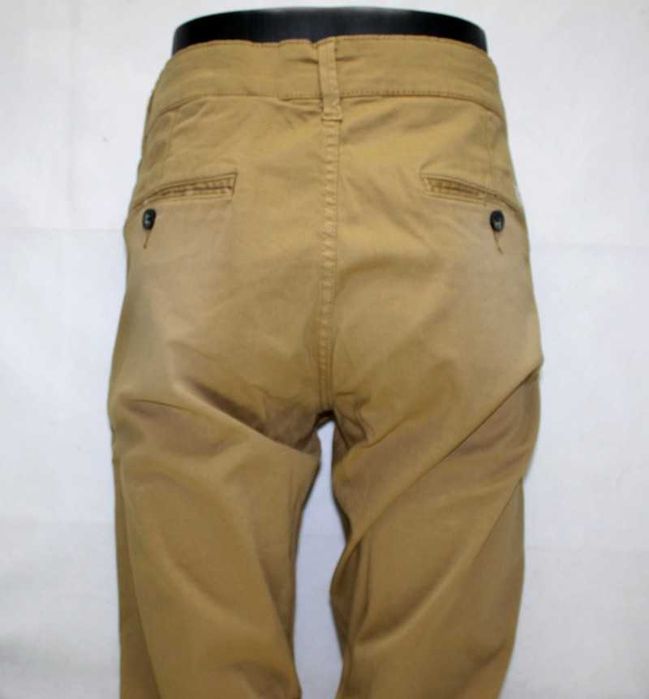 Nowe męskie spodnie Pepe Jeans Chino - Regular beżowe oryginalne rozmiar W36/L32