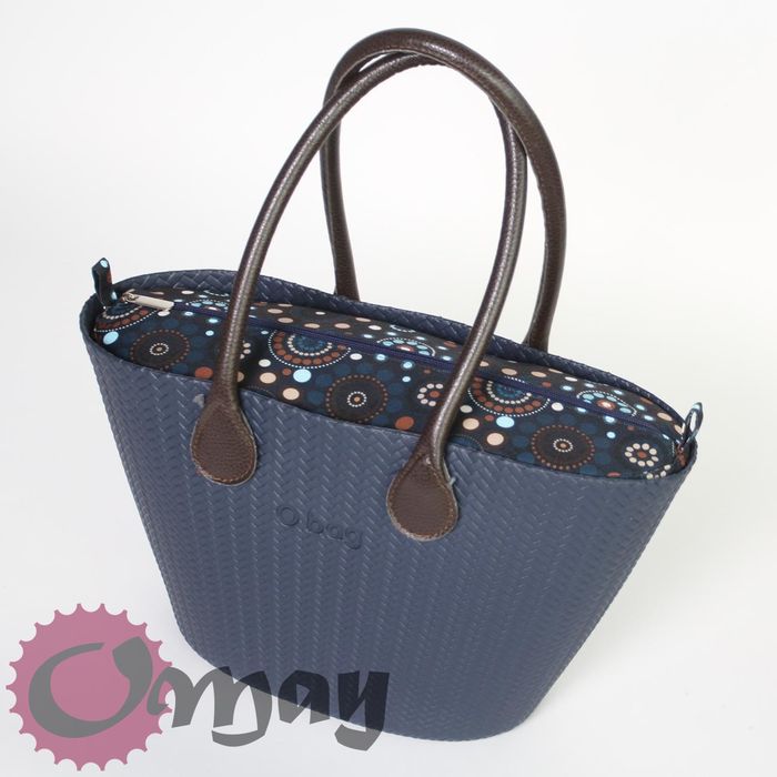 Organizer OBAG KNIT MINI Playa Mini chocomay granat 2 kieszenie OMAY
