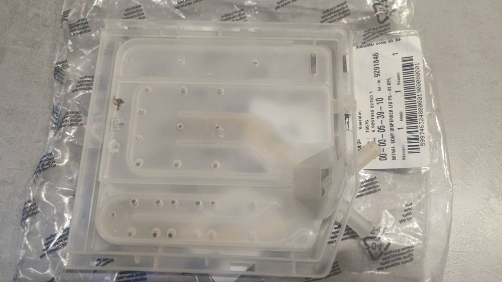 Gorenje dozownik górna część orginał PS-03 KPL