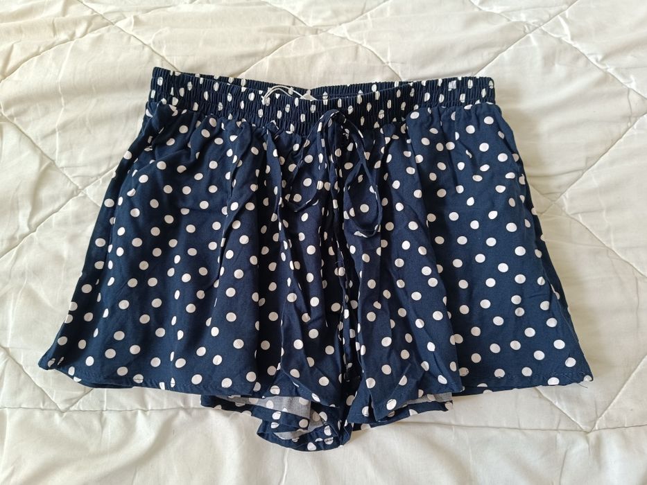 Spodenkospodnica granatowa w kropki