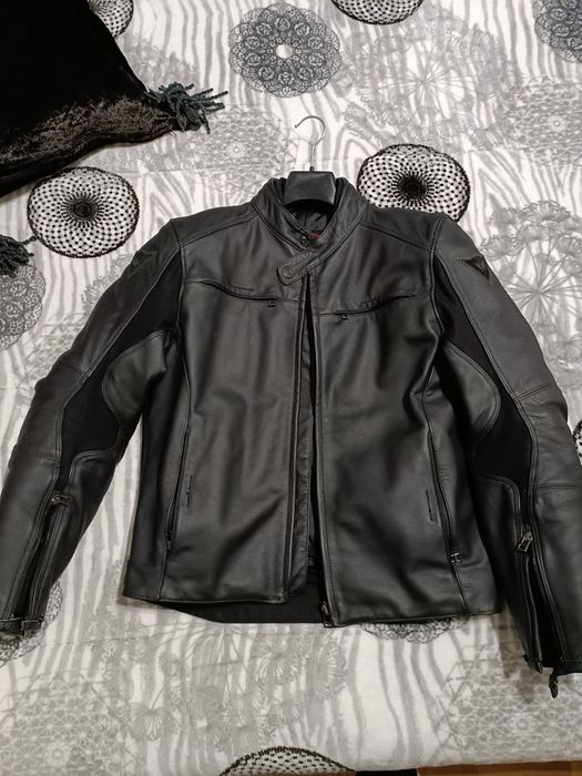 Casaco em pele com proteção DAINESE