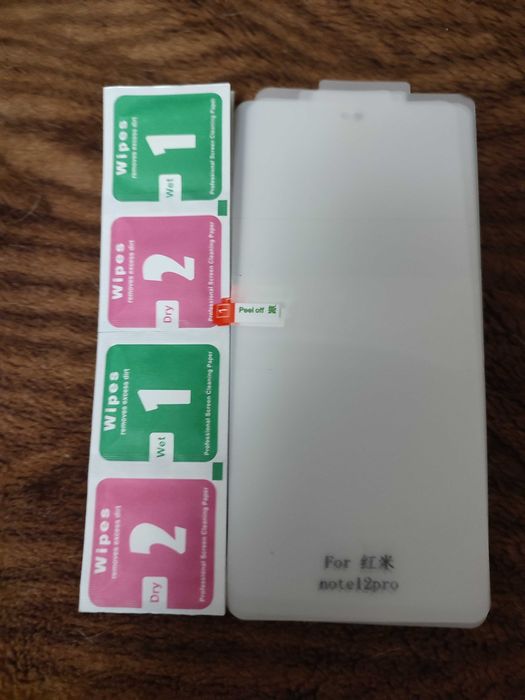 Гидрогелевая пленка на Xiaomi Redmi note 12 pro 4шт