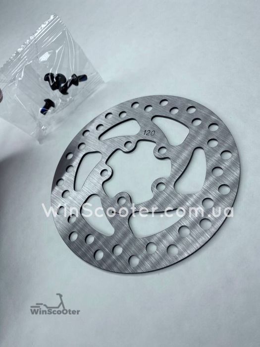Тормозной диск 120 мм на самокат Xiaomi Mijia Scooter M365/Pro