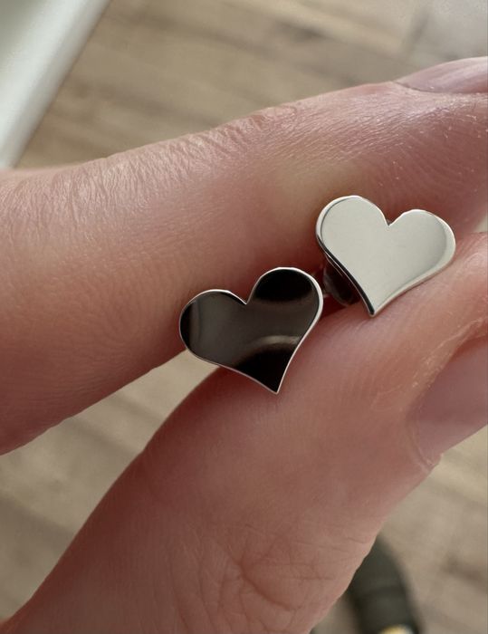 Сережки, пласке серденько, GUZEMA