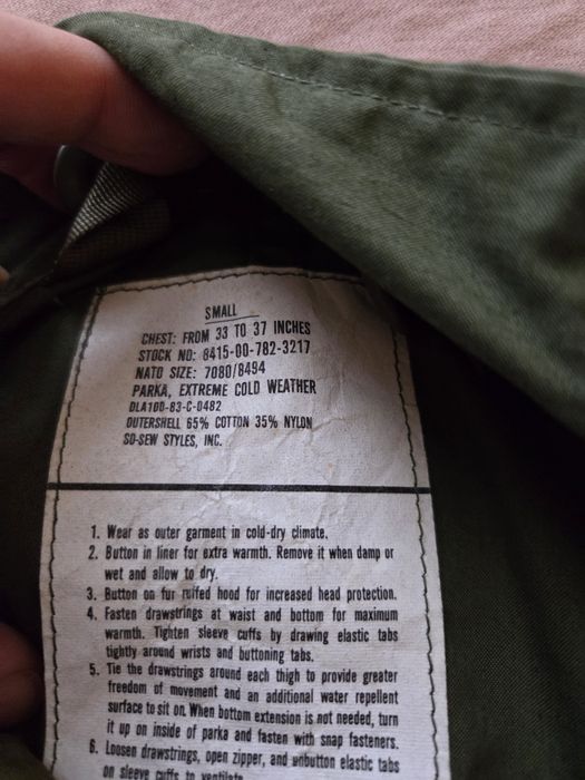 Parka M65 1983 small