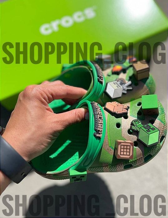 Дитячі крокси Crocs Classic Kids Minecraft Clog Crocs Kids
