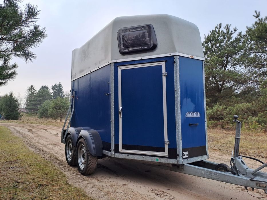 Przyczepa na dwa konie Boeckmann Western Duo